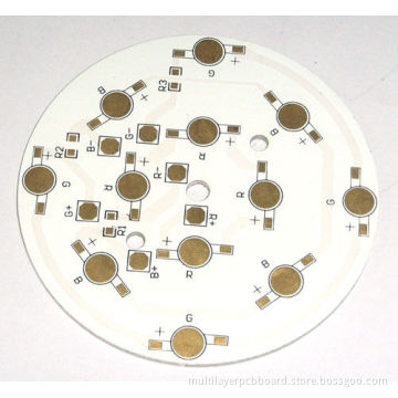 Single Layer Aluminum Based Pcb With Immersion Gold Finishing For Led Lights